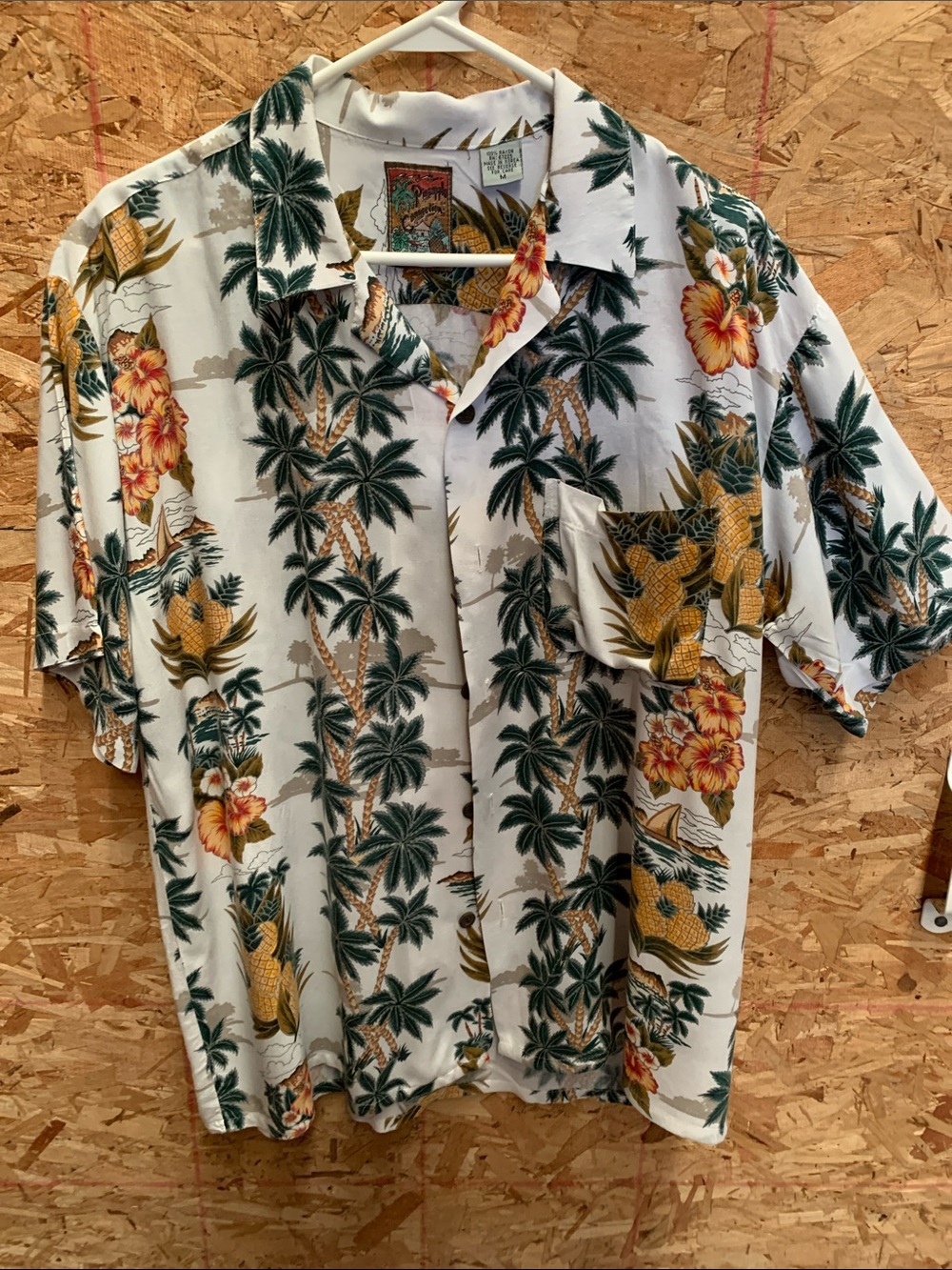 Hawaiian print shirt